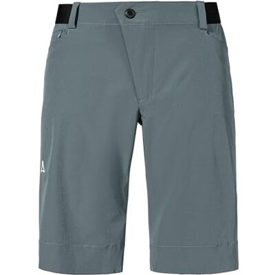Schöffel Herren Shorts Style Keitele MNS, schnell trocknende Radlerhose mit radspezifischer Passform und 4-Wege-Stretch, Fahrradhose aus recyceltem Material, Steel Grey, 46 Schöffel Herren Shorts Style Keitele MNS, schnell trocknende Radlerhose mit radspezifischer Passform und 4-Wege-Stretch, Fahrradhose aus recyceltem Material, Steel Grey, 46