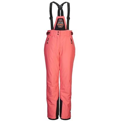 Killtec Mädchen Skihose/Funktionshose mit abnehmbarem Latz, Kantenschutz und Schneefang KSW 213 GRLS SKI PNTS, Coral pink, 164, 43650-000 Killtec Mädchen Skihose/Funktionshose mit abnehmbarem Latz, Kantenschutz und Schneefang KSW 213 GRLS SKI PNTS, Coral pink, 164, 43650-000