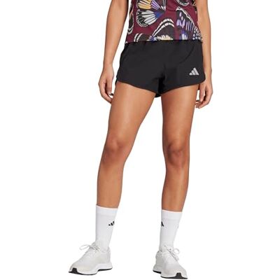 Adidas Damen Tech Pacer Workout Woven Shorts, Black, M 3 inch Adidas Damen Tech Pacer Workout Woven Shorts, Black, M 3 inch