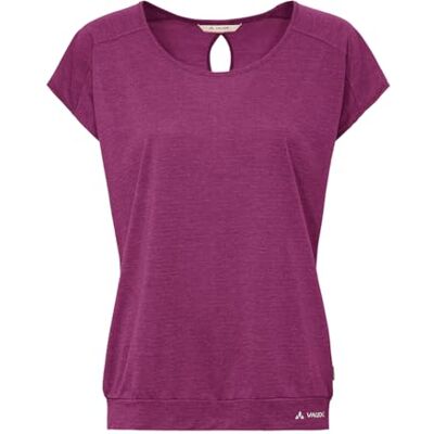 VAUDE Skomer T-Shirt III – Sportshirt Damen Kurzarm aus 75% recyceltem Polyester & 25% Lyocell, Sport Shirts für Damen mit überschnittener Schulter pink Orchid, 38 VAUDE Skomer T-Shirt III – Sportshirt Damen Kurzarm aus 75% recyceltem Polyester & 25% Lyocell, Sport Shirts für Damen mit überschnittener Schulter pink Orchid, 38