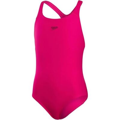 Speedo Mädchen ECO Endurance+ Medalist Badeanzug Chlorbeständig Recyclingmaterial Bequeme Passform Schwimmunterricht Badeurlaub Electric Pink 13-14 Speedo Mädchen ECO Endurance+ Medalist Badeanzug Chlorbeständig Recyclingmaterial Bequeme Passform Schwimmunterricht Badeurlaub Electric Pink 13-14