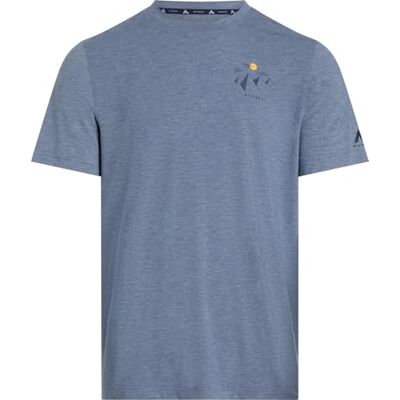 Mc Kinley Mckinley Herren Ronald II T-Shirt, Melange/Blue Dark, 3XL Mc Kinley Mckinley Herren Ronald II T-Shirt, Melange/Blue Dark, 3XL
