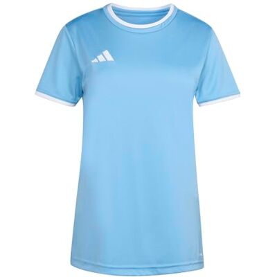 Adidas Damen Entrada26 Jersey Shirt, Team Light Blue/White, M Adidas Damen Entrada26 Jersey Shirt, Team Light Blue/White, M