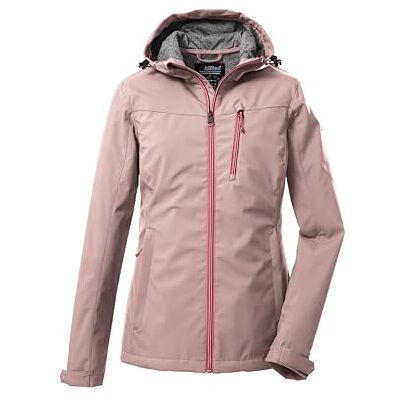Killtec Damen Softshelljacke/Outdoorjacke mit Kapuze KOS 89 WMN SFTSHLL JCKT, malve rose, 42, 39138-000 Killtec Damen Softshelljacke/Outdoorjacke mit Kapuze KOS 89 WMN SFTSHLL JCKT, malve rose, 42, 39138-000