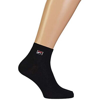 FILA Unisex F9303 sokker uni Socken, Schwarz, 43-46 EU FILA Unisex F9303 sokker uni Socken, Schwarz, 43-46 EU