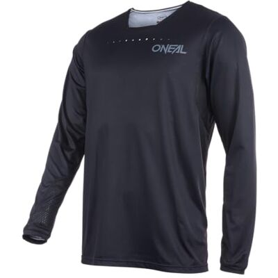 O'NEAL Mountainbike-Trikot MTB Mountainbike DH Downhill FR Freeride Atmungsaktives Material, maximale Bewegungsfreiheit Element FR Jersey Plain V.22 Erwachsene Schwarz Größe S O'NEAL Mountainbike-Trikot MTB Mountainbike DH Downhill FR Freeride Atmungsaktives Material, maximale Bewegungsfreiheit Element FR Jersey Plain V.22 Erwachsene Schwarz Größe S