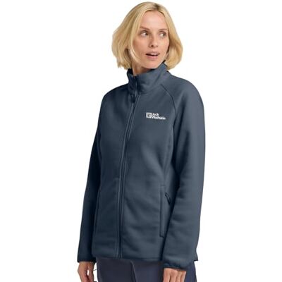 Jack Wolfskin Damen Moonrise Fz W Fleece-Jacke, Midnight Sky, 3XL EU Jack Wolfskin Damen Moonrise Fz W Fleece-Jacke, Midnight Sky, 3XL EU