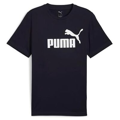 Puma Unisex ESS No. 1 Logo Tee T-Shirts, New Navy, S Puma Unisex ESS No. 1 Logo Tee T-Shirts, New Navy, S