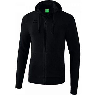 Erima Kinder Kapuzensweatjacke Schwarz 128 Erima Kinder Kapuzensweatjacke Schwarz 128