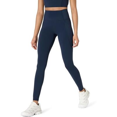 Amazon Essentials Damen Active FormFlex Butterweiche Sport-Yoga-Leggings mit Hoher Taille, Marineblau, XXL Amazon Essentials Damen Active FormFlex Butterweiche Sport-Yoga-Leggings mit Hoher Taille, Marineblau, XXL