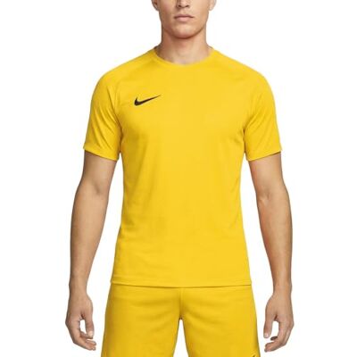 NIKE Herren Dri-Fit Park VIII S T-Shirt, Tour Yellow/Black, L NIKE Herren Dri-Fit Park VIII S T-Shirt, Tour Yellow/Black, L