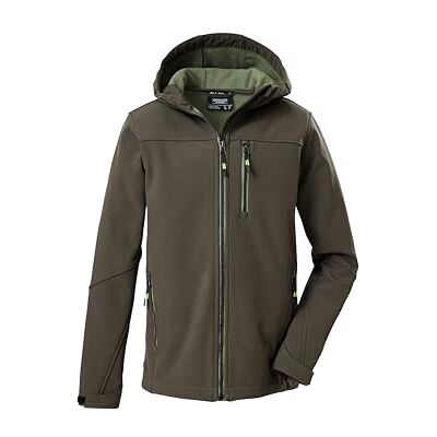 Killtec Jungen Softshelljacke/Outdoorjacke mit Kapuze Jungen Softshelljacke, dark moss, 152, 43198-000 Killtec Jungen Softshelljacke/Outdoorjacke mit Kapuze Jungen Softshelljacke, dark moss, 152, 43198-000