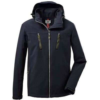 Killtec Herren Softshelljacke/Outdoorjacke mit abzippbarer Kapuze KOW 163 MN SFTSHLL JCKT, schwarz, XXL, 37711-000 Killtec Herren Softshelljacke/Outdoorjacke mit abzippbarer Kapuze KOW 163 MN SFTSHLL JCKT, schwarz, XXL, 37711-000