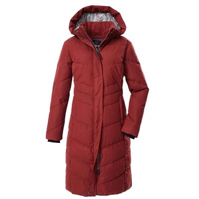G.I.G.A. DX Damen Steppmantel/Funktionsmantel in Daunenoptik mit abzippbarer Kapuze GW 61 WMN QLTD CT, dunkel feuerrot, 44, 43531-000 G.I.G.A. DX Damen Steppmantel/Funktionsmantel in Daunenoptik mit abzippbarer Kapuze GW 61 WMN QLTD CT, dunkel feuerrot, 44, 43531-000