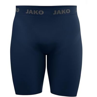 JAKO Unisex Short Tights Seamless, Marine, S JAKO Unisex Short Tights Seamless, Marine, S