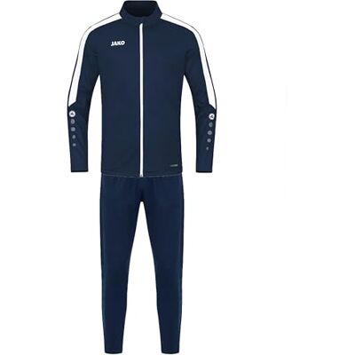 JAKO Herren Trainingsanzug Polyester Power, Marine, M JAKO Herren Trainingsanzug Polyester Power, Marine, M