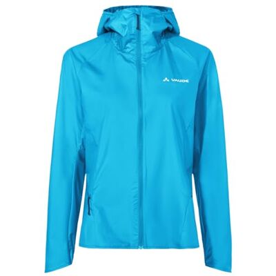 VAUDE Women's Scopi Wind Jacket, Leichte, klein packbare Damen Windjacke für Bergtouren, die Teil Kreislaufkonzeptes ist, Perforation unter den Armen für verbesserte Ventilation VAUDE Women's Scopi Wind Jacket, Leichte, klein packbare Damen Windjacke für Bergtouren, die Teil Kreislaufkonzeptes ist, Perforation unter den Armen für verbesserte Ventilation