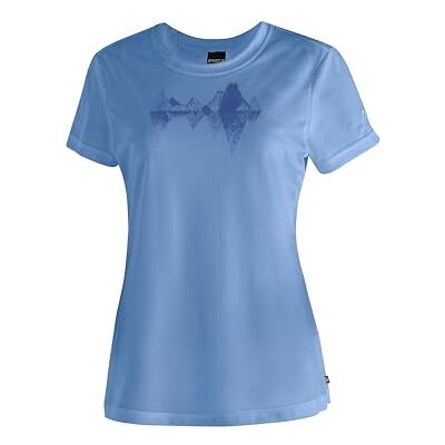 Maier Sports Tilia Pique W, Damen T-Shirt, Funktionsshirt mit Rundhals für Wandern und Freizeit, dryprotec Technologie, Atmungsaktiv, NFC-Chip für einfaches Recycling, Hellblau, 38 Maier Sports Tilia Pique W, Damen T-Shirt, Funktionsshirt mit Rundhals für Wandern und Freizeit, dryprotec Technologie, Atmungsaktiv, NFC-Chip für einfaches Recycling, Hellblau, 38