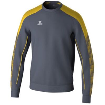 Erima Herren EVO Star Funktionelles Sweatshirt (1072416), Slate Grey/gelb, S Erima Herren EVO Star Funktionelles Sweatshirt (1072416), Slate Grey/gelb, S