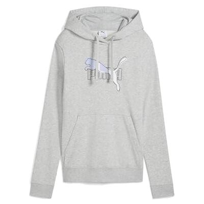 Puma Unisex ESS Logo LAB Hoodie TR Kapuzenpullis, Light Gray Heather, Puma Unisex ESS Logo LAB Hoodie TR Kapuzenpullis, Light Gray Heather,