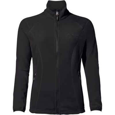 VAUDE Damen Rosemoor Fleecejacke, Zip-In-Funktion, angenehm warm und atmungsaktiv, black, 52 VAUDE Damen Rosemoor Fleecejacke, Zip-In-Funktion, angenehm warm und atmungsaktiv, black, 52