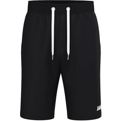 JAKO Unisex Joggingshorts One Cotton, schwarz, M JAKO Unisex Joggingshorts One Cotton, schwarz, M