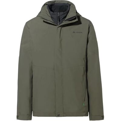 VAUDE Herren Jacke Caserina 3in1 Jacket II, wind- und wasserdichte, atmungsaktive Außenjacke, wärmende Innenjacke mit PrimaLoft® Insulation, black/khaki, L VAUDE Herren Jacke Caserina 3in1 Jacket II, wind- und wasserdichte, atmungsaktive Außenjacke, wärmende Innenjacke mit PrimaLoft® Insulation, black/khaki, L