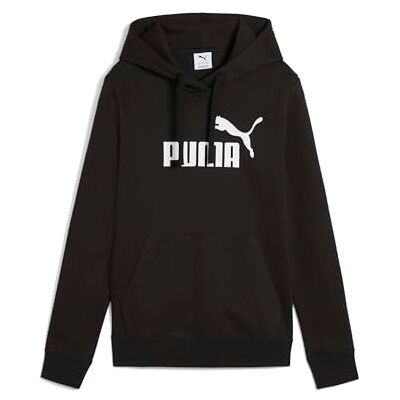 Puma Unisex ESS No. 1 Logo Hoodie FL Kapuzenpullis, Black, Puma Unisex ESS No. 1 Logo Hoodie FL Kapuzenpullis, Black,