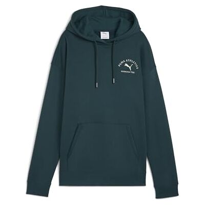 Puma Unisex Class Relaxed Hoodie FL Kapuzenpullover, Grünes Gelände, XS EU Puma Unisex Class Relaxed Hoodie FL Kapuzenpullover, Grünes Gelände, XS EU