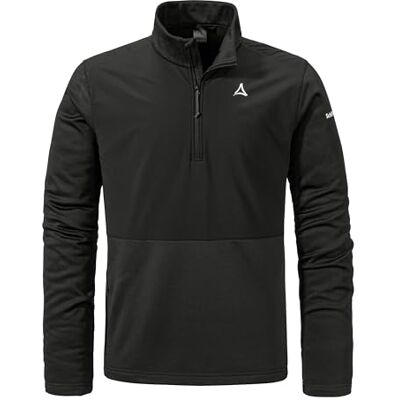 Schöffel Herren Jersey Style Salza MNS, schnelltrocknendes Radtrikot mit Rückentasche, wärmendes MTB Jersey, Funktionsshirt mit integriertem Brillentuch, Black, 54 Schöffel Herren Jersey Style Salza MNS, schnelltrocknendes Radtrikot mit Rückentasche, wärmendes MTB Jersey, Funktionsshirt mit integriertem Brillentuch, Black, 54