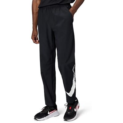 NIKE Form Vielseitige Hose Mit Offenem Saum Und Für Herren, Schwarz/Weiß, HV0390-010, 2XL NIKE Form Vielseitige Hose Mit Offenem Saum Und Für Herren, Schwarz/Weiß, HV0390-010, 2XL