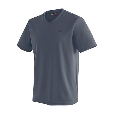 Maier Sports Herren T-Shirt Wali, einfarbiges Piqué Kurzarm-Shirt mit V-Ausschnitt Maier Sports Herren T-Shirt Wali, einfarbiges Piqué Kurzarm-Shirt mit V-Ausschnitt