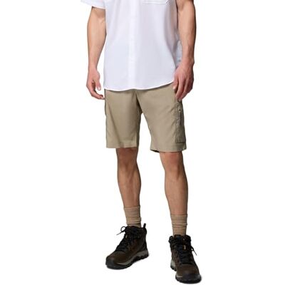 Columbia Silver Ridge Utility-Cargo-Shorts für Herren, Cargo-Wandershorts, Tusk, W34/L8 Columbia Silver Ridge Utility-Cargo-Shorts für Herren, Cargo-Wandershorts, Tusk, W34/L8