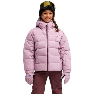 Roxy Snowyhill Puffy Girl Jacket Snow Jacke Rosa 10 Roxy Snowyhill Puffy Girl Jacket Snow Jacke Rosa 10