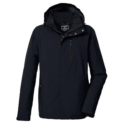 Killtec Herren Funktionsjacke/Outdoorjacke mit abzippbarer Kapuze KOW 90 MN JCKT, schwarz blau, 3XL, 43324-000 Killtec Herren Funktionsjacke/Outdoorjacke mit abzippbarer Kapuze KOW 90 MN JCKT, schwarz blau, 3XL, 43324-000