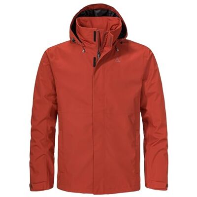 Schöffel Herren Jacket Gmund M, wind- und wasserdichte Regenjacke, atmungsaktive Outdoor Jacke, Wanderjacke mit verstaubarer Kapuze Schöffel Herren Jacket Gmund M, wind- und wasserdichte Regenjacke, atmungsaktive Outdoor Jacke, Wanderjacke mit verstaubarer Kapuze