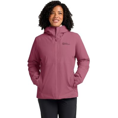Jack Wolfskin Damen Wisper Ins Jkt W, Raisin, S EU Jack Wolfskin Damen Wisper Ins Jkt W, Raisin, S EU