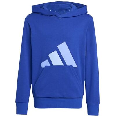 Adidas Unisex Kinder Essentials Big Logo Hoodie Sweatshirt, Team royal Blue/Blue Fusion/Glow Blue, 13-14 Years Adidas Unisex Kinder Essentials Big Logo Hoodie Sweatshirt, Team royal Blue/Blue Fusion/Glow Blue, 13-14 Years