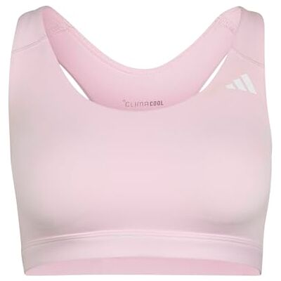 Adidas Damen Optime Essentials Workout Medium Support Bra, Clear pink, S Adidas Damen Optime Essentials Workout Medium Support Bra, Clear pink, S