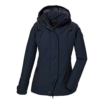 G.I.G.A. DX Damen Softshelljacke/Outdoorjcake mit abzippbarer Kapuze GW 23 WMN SFTSHLL JCKT, dunkelnavy, 34, 42211-000 G.I.G.A. DX Damen Softshelljacke/Outdoorjcake mit abzippbarer Kapuze GW 23 WMN SFTSHLL JCKT, dunkelnavy, 34, 42211-000