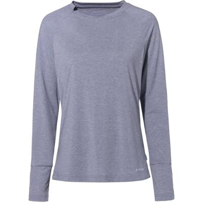VAUDE Damen Longsleeve Skomer LS T-Shirt III, perfekt als Baselayer, atmungsaktiv, schnelltrocknend und geruchshemmend, Dark iris, 46 VAUDE Damen Longsleeve Skomer LS T-Shirt III, perfekt als Baselayer, atmungsaktiv, schnelltrocknend und geruchshemmend, Dark iris, 46