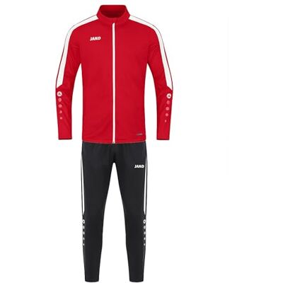 JAKO Kinder Trainingsanzug Polyester Power, Rot, 152 JAKO Kinder Trainingsanzug Polyester Power, Rot, 152