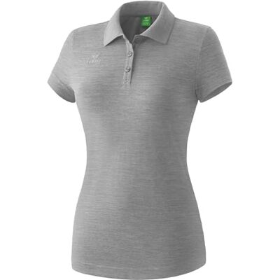 Erima Damen Teamsport Poloshirt (2112505), grau Melange, 40 Erima Damen Teamsport Poloshirt (2112505), grau Melange, 40