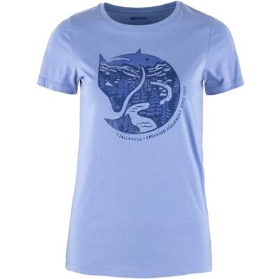 Fjällräven Damen Arctic Fox T-Shirt, Ultramarine, S Fjällräven Damen Arctic Fox T-Shirt, Ultramarine, S