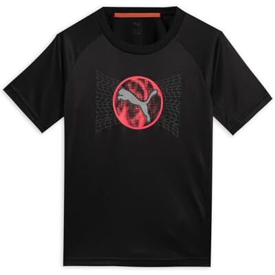 Puma Jungen Active Sports Poly Tee B Hemd, Schwarz, 152 EU Puma Jungen Active Sports Poly Tee B Hemd, Schwarz, 152 EU