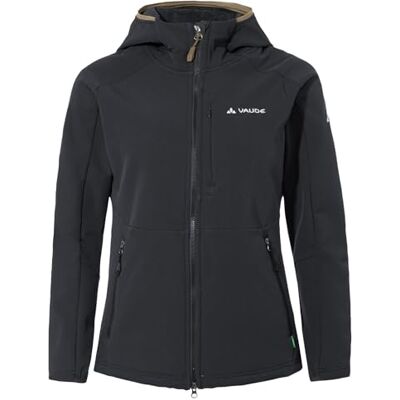 VAUDE Damen Fleece Jacke Elope Stormfleece Hoody, warm, elastisch und hoch atmungsaktiv, wind- und wasserabweisend, Passform: Slim fit, phantom black, 36 VAUDE Damen Fleece Jacke Elope Stormfleece Hoody, warm, elastisch und hoch atmungsaktiv, wind- und wasserabweisend, Passform: Slim fit, phantom black, 36