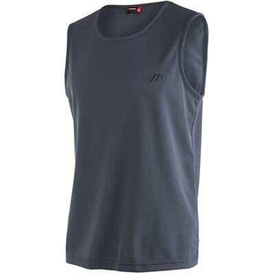 Maier Sports Peter, Ärmelloses Herren T-Shirt, Outdoorshirt mit Rundhals für Wandern und Freizeit, dryprotec Technologie, Atmungsaktiv, NFC-Chip für einfaches Recycling, Grau, 3XL Maier Sports Peter, Ärmelloses Herren T-Shirt, Outdoorshirt mit Rundhals für Wandern und Freizeit, dryprotec Technologie, Atmungsaktiv, NFC-Chip für einfaches Recycling, Grau, 3XL