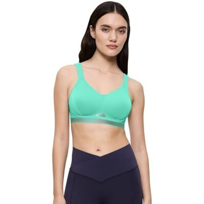 Triumph Damen Sport-BH Triaction Cardio Flow P EX, ohne Bügel, Gepolstert, 85E, Ice Drop Triumph Damen Sport-BH Triaction Cardio Flow P EX, ohne Bügel, Gepolstert, 85E, Ice Drop
