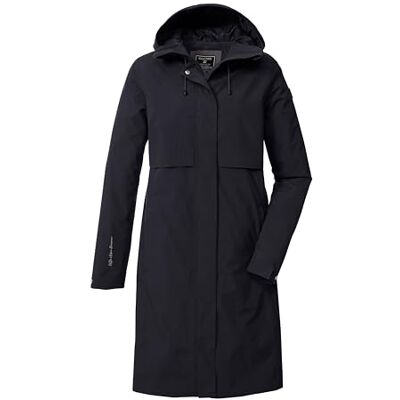 Killtec Damen Funktionsparka/Parka wasserdicht mit Kapuze KOS 46 WMN PRK, schwarz, 38, 43935-000 Killtec Damen Funktionsparka/Parka wasserdicht mit Kapuze KOS 46 WMN PRK, schwarz, 38, 43935-000