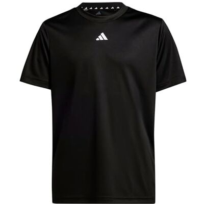 Adidas Unisex Kinder Train Essentials Logo Regular Fit Junior Shirt, Black/White, 11-12 Years Adidas Unisex Kinder Train Essentials Logo Regular Fit Junior Shirt, Black/White, 11-12 Years
